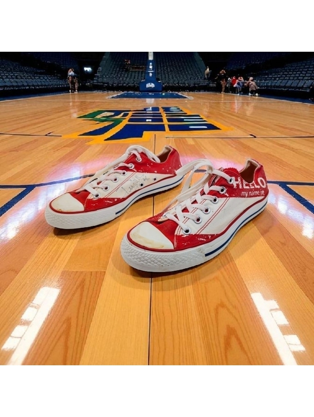 Converse Autographed Patty Mills #8 + NBA All Star Sneakers M 7 W 9 Unisex
